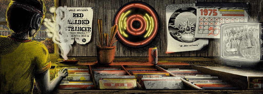 Behind The Poster: Willie Nelson's Halloween Ball '75