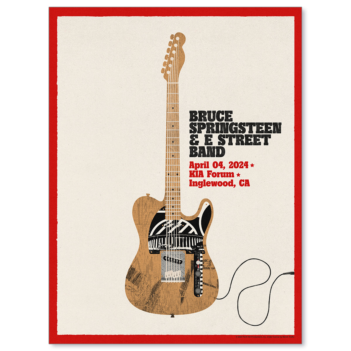 Bruce Springsteen & E Street Band Inglewood April 4, 2024