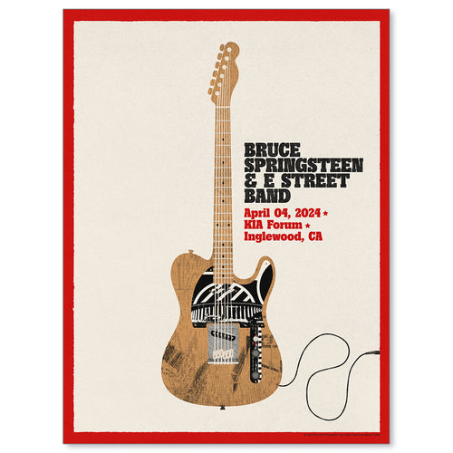 Bruce Springsteen & E Street Band Inglewood April 4, 2024