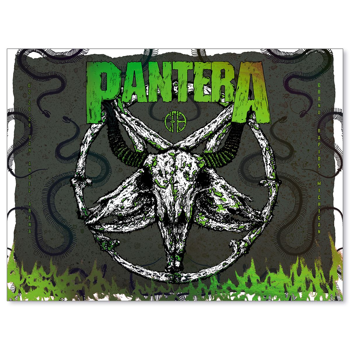 Pantera Grand Rapids February 20, 2024 (Rainbow Foil)