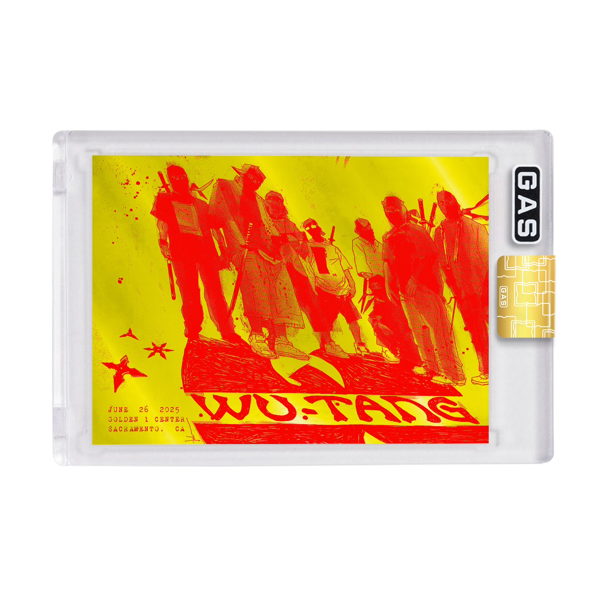 Wu-Tang Clan Sacramento June 26, 2025 GAS Trading Card