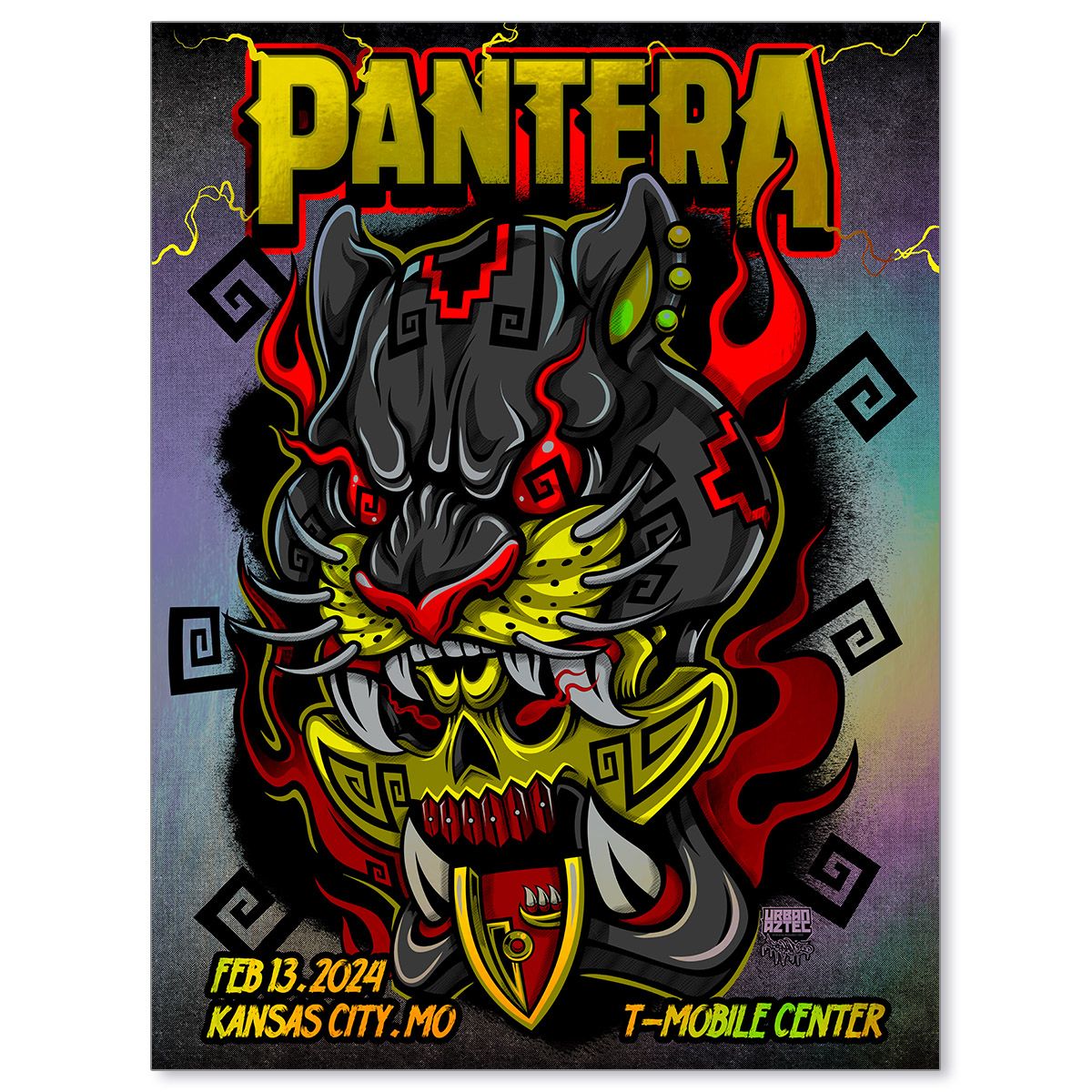 Pantera Kansas City February 13, 2024 (Rainbow Foil)