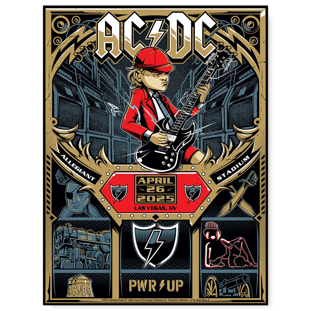 AC/DC Las Vegas April 26 Metallic Edition (Exclusive)