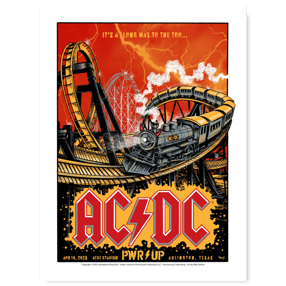 AC/DC Arlington April 14 Metallic Ink Edition (Exclusive)