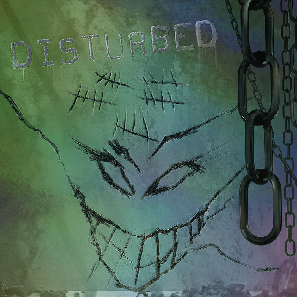 Disturbed "The Sickness" 25th Anniversary Tour Poster (Rainbow Foil)