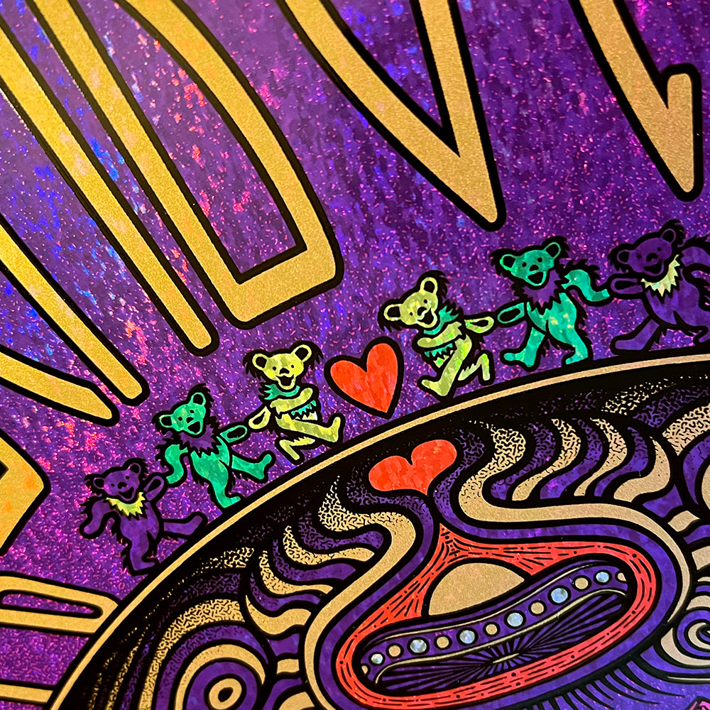 Dead and Company April 18, 2025 Las Vegas (Artist Proof Sparkle Foil)