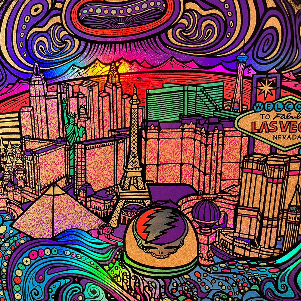 Dead and Company April 18, 2025 Las Vegas (Artist Proof Rainbow Foil)