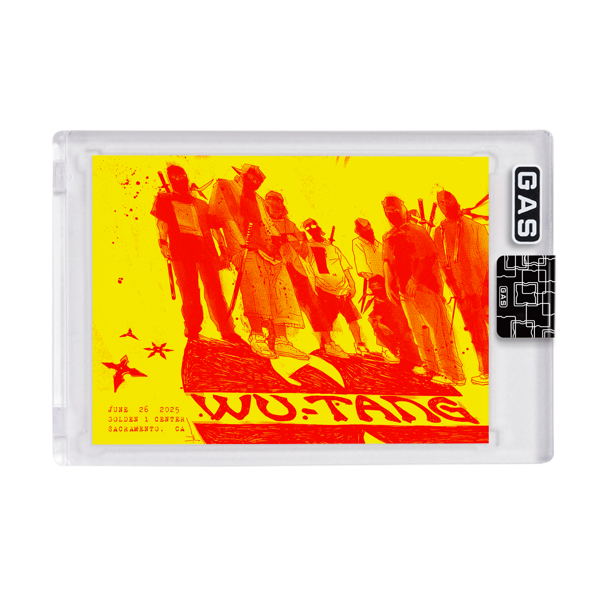 Wu-Tang Clan Sacramento June 26, 2025 GAS Trading Card