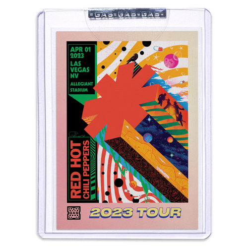 Red Hot Chili Peppers Las Vegas April 1, 2023 GAS Trading Card