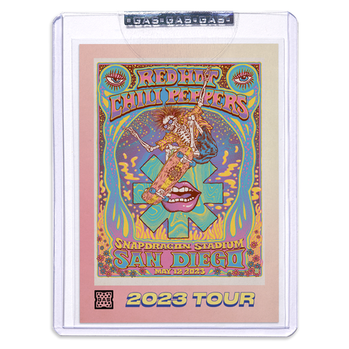 Red Hot Chili Peppers San Diego May 12, 2023 GAS Trading Card