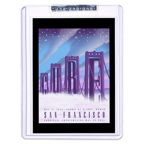 The Cure San Francisco May 27, 2023 Setlist Trading Card