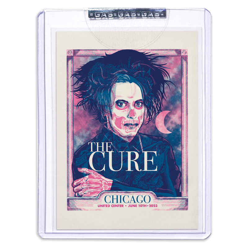 The Cure Chicago June 10, 2023 Trading Card (Second Edition Colorway)