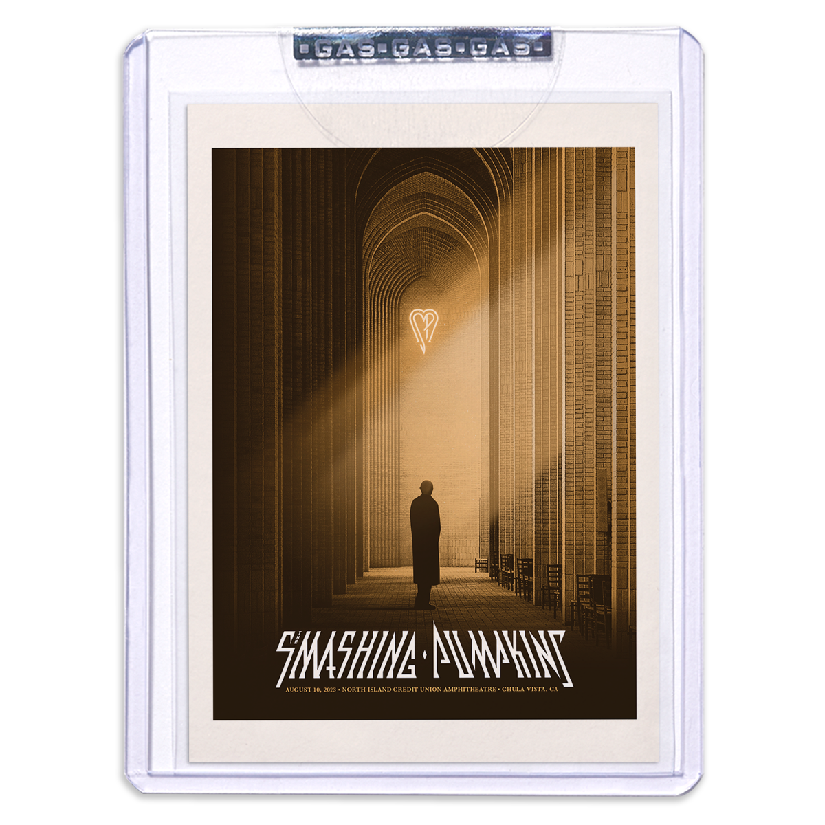 The Smashing Pumpkins Chula Vista August 10, 2023 Poster & Setlist Trading Card