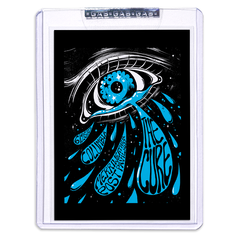 The Cure Columbia June 25, 2023 Setlist Trading Card
