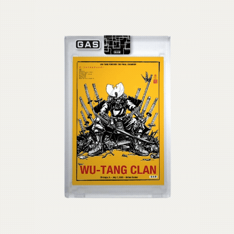 Wu-Tang Clan Chicago July 7, 2025 GAS Trading Card