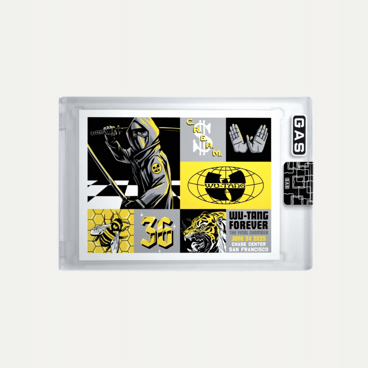 Wu-Tang Clan San Francisco June 24, 2025 GAS Trading Card
