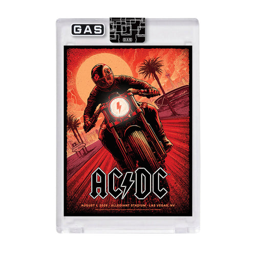 AC/DC Las Vegas August 1, 2026 GAS Trading Card
