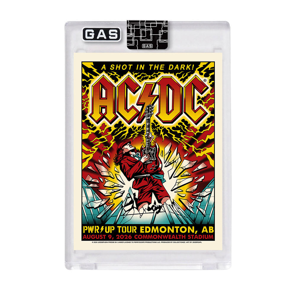AC/DC Edmonton August 9, 2026 GAS Trading Card