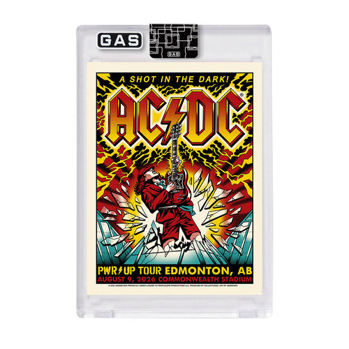 AC/DC Edmonton August 9, 2026 GAS Trading Card