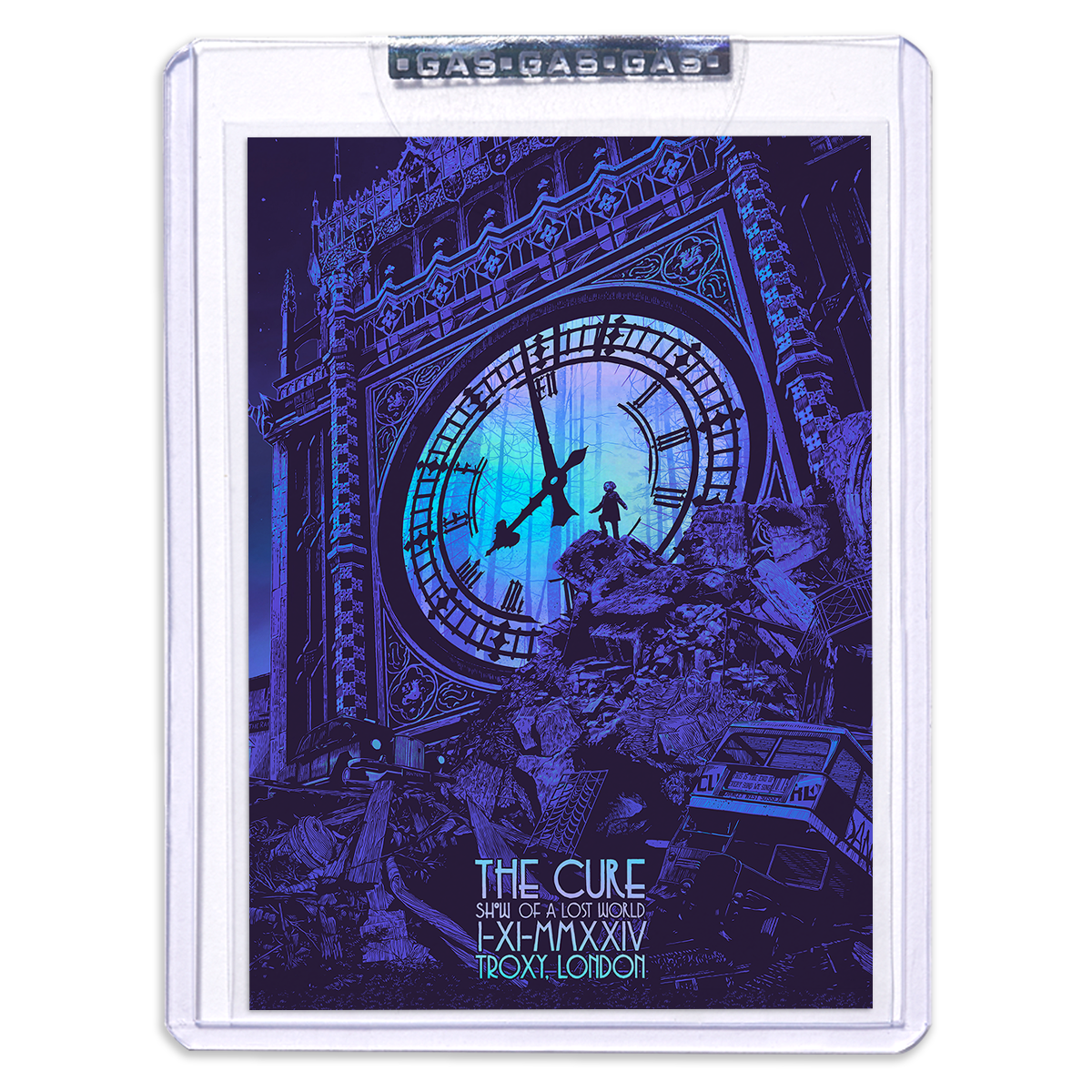 The Cure London November 2, 2024 Second Edition Poster & Setlist Trading Card