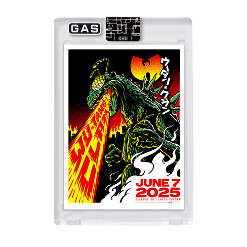 Wu-Tang Clan Raleigh June 7, 2025 GAS Trading Card