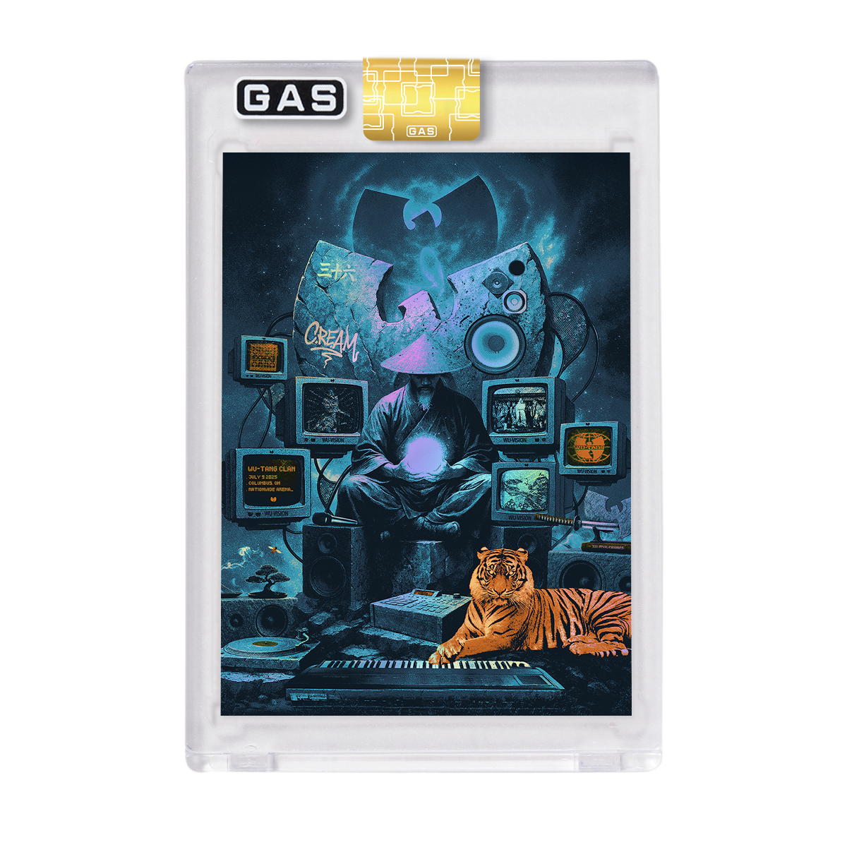 Wu-Tang Clan Columbus July 9, 2025 GAS Trading Card
