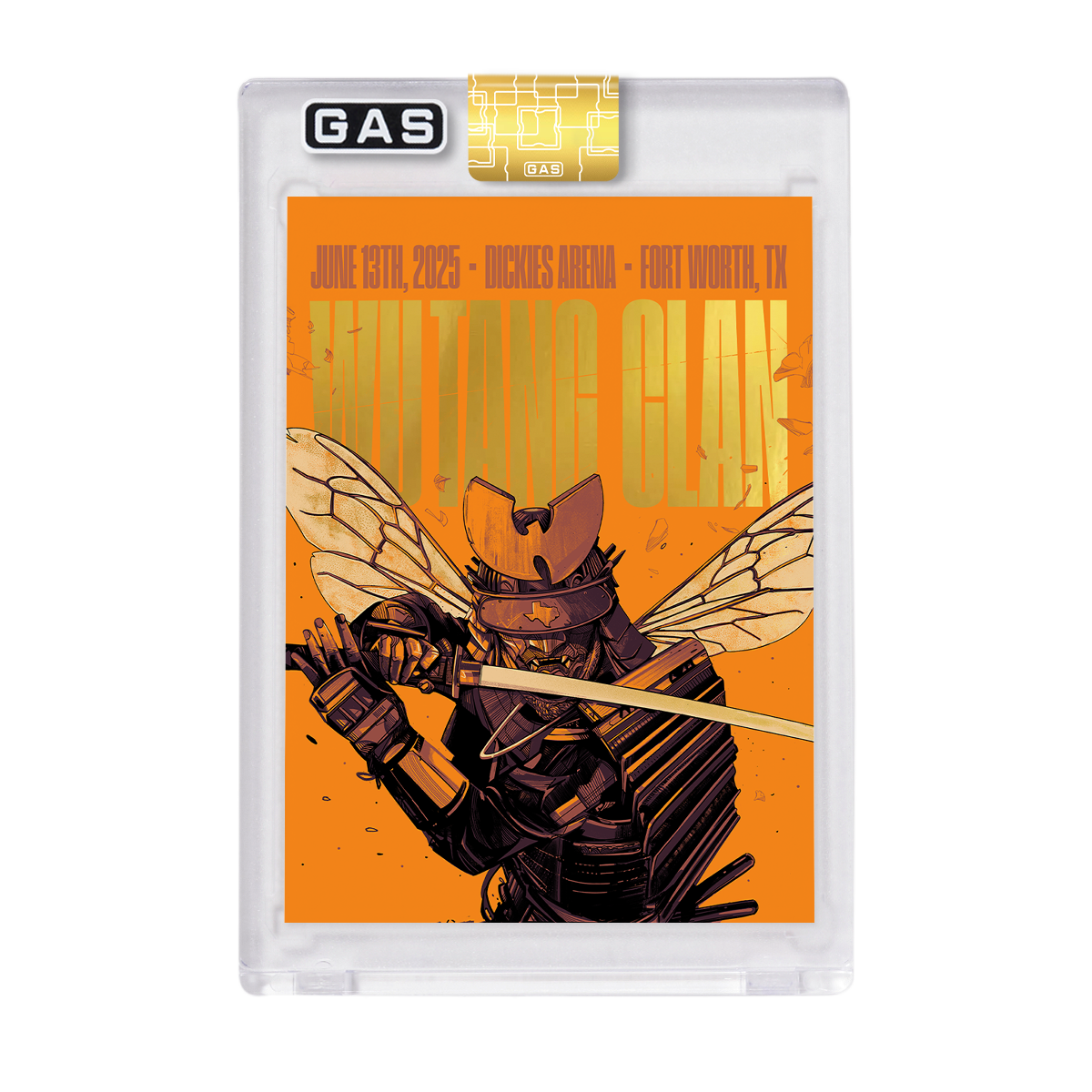 Wu-Tang Clan Fort Worth June 13, 2025 GAS Trading Card
