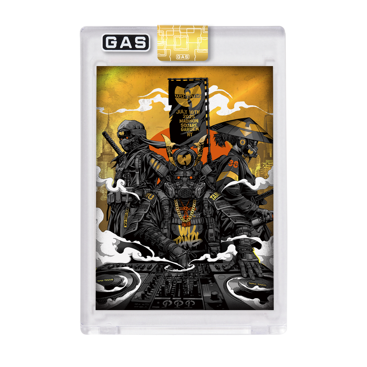 Wu-Tang Clan New York City July 16, 2025 GAS Trading Card