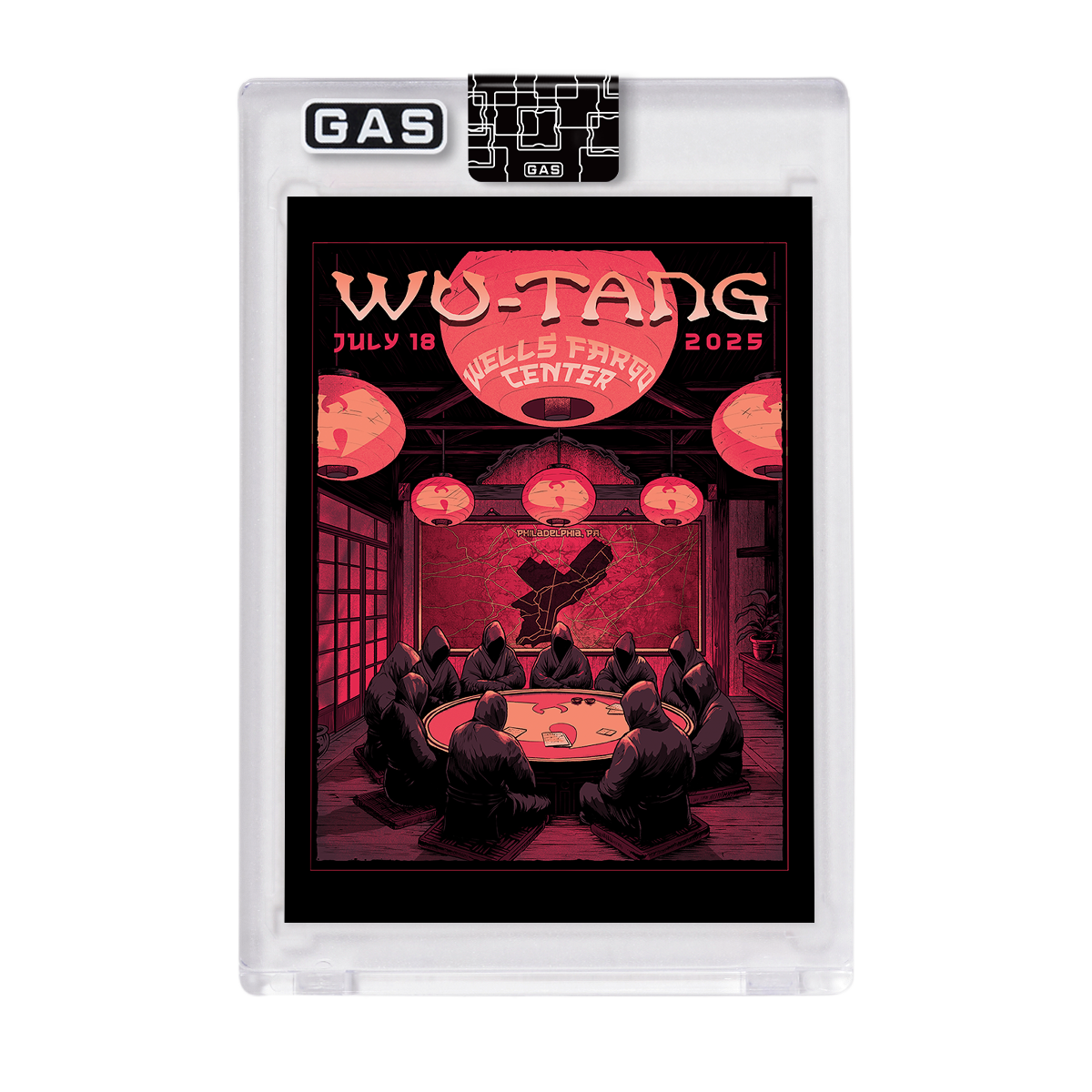 Wu-Tang Clan Philadelphia July 18, 2025 GAS Trading Card