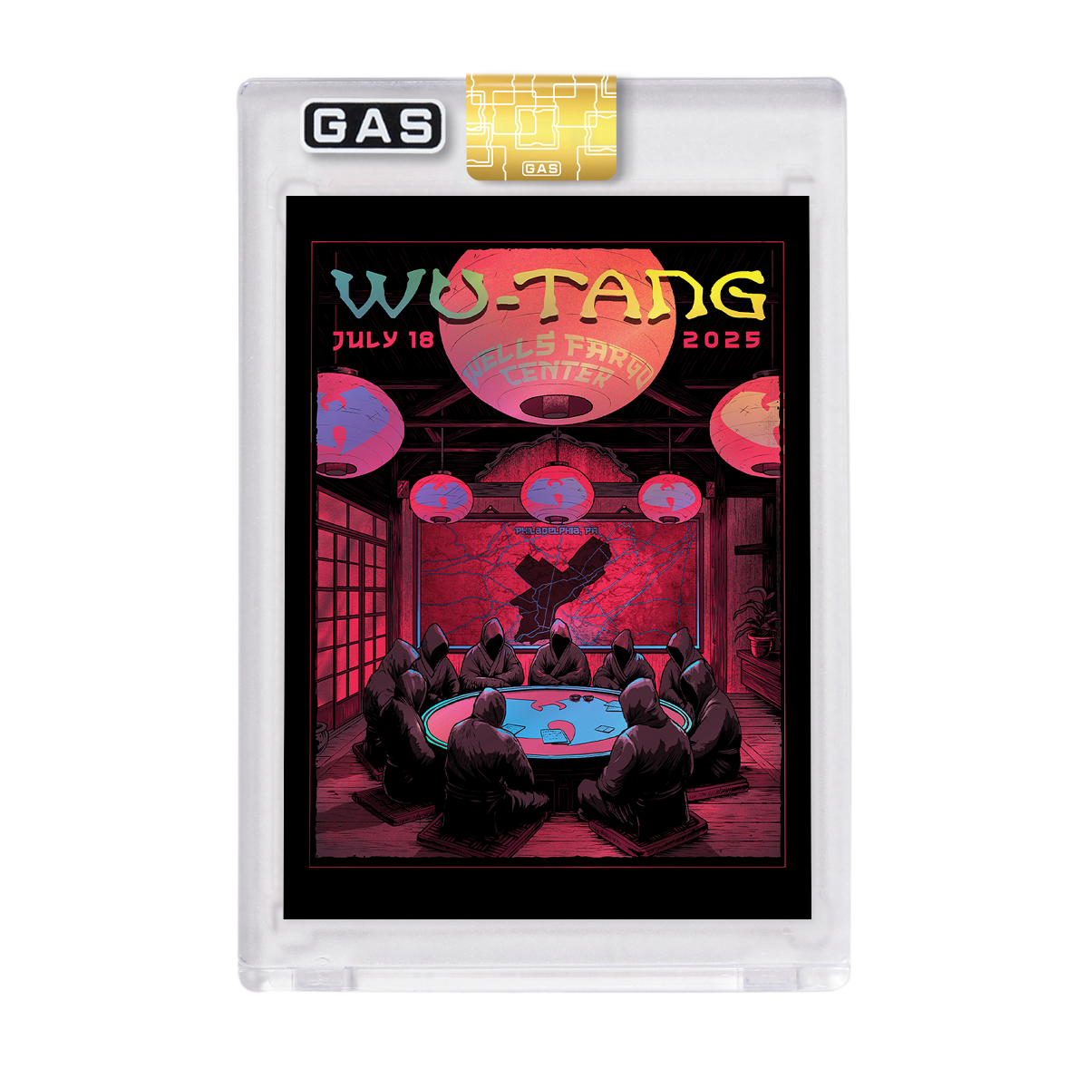 Wu-Tang Clan Philadelphia July 18, 2025 GAS Trading Card