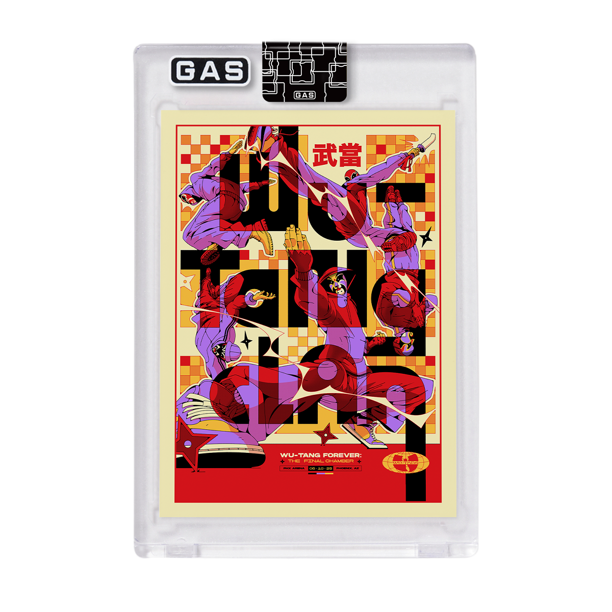 Wu-Tang Clan Phoenix June 18, 2025 GAS Trading Card