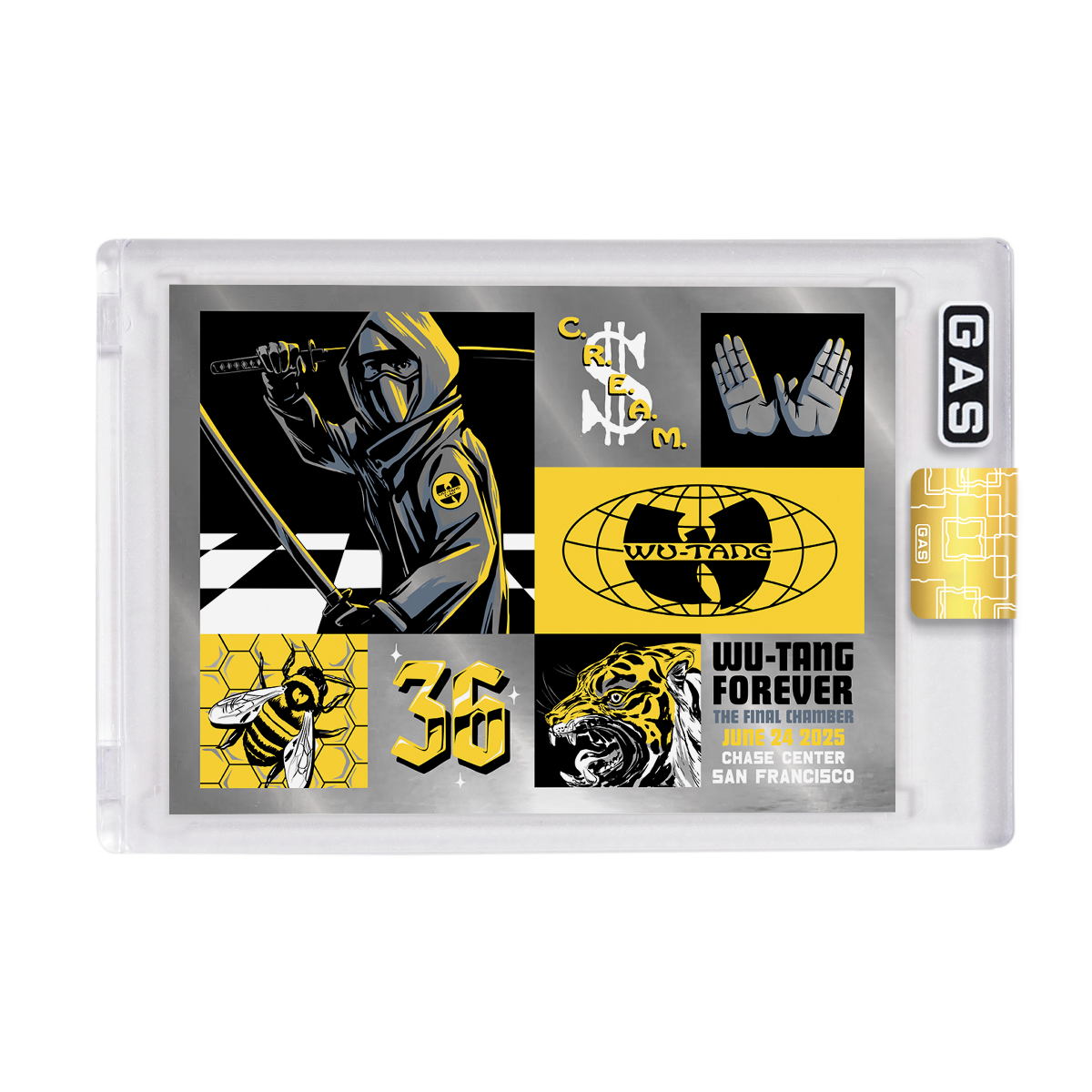 Wu-Tang Clan San Francisco June 24, 2025 GAS Trading Card