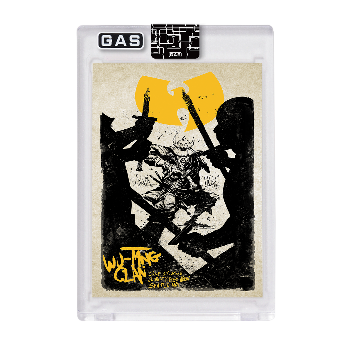 Wu-Tang Clan Seattle June 28, 2025 GAS Trading Card