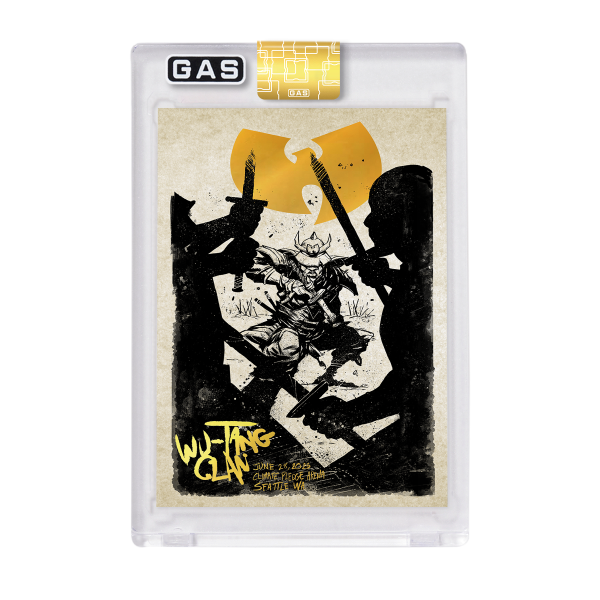 Wu-Tang Clan Seattle June 28, 2025 GAS Trading Card