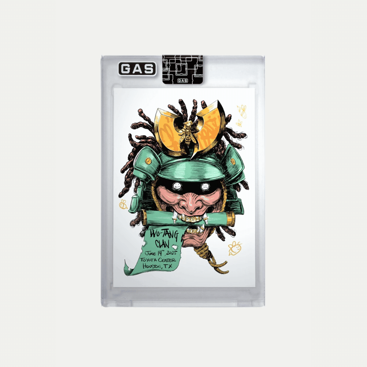 Wu-Tang Clan Houston June 14, 2025 GAS Trading Card