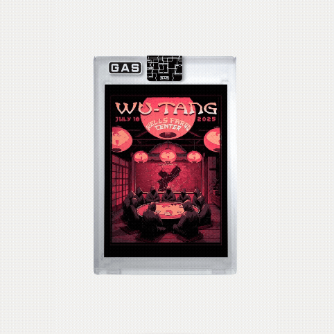 Wu-Tang Clan Philadelphia July 18, 2025 GAS Trading Card
