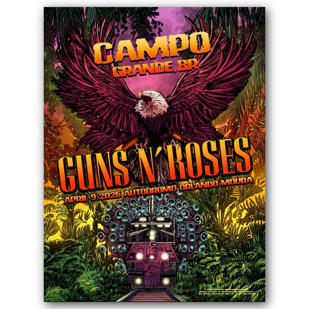 Guns N' Roses Campo Grande April 9, 2026 (Artist Proof)