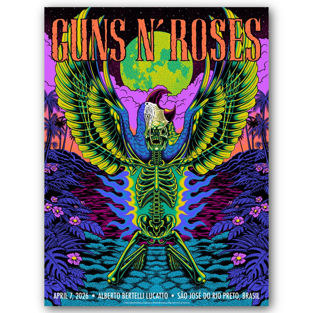Guns N' Roses Sao Jose April 7, 2026 (Artist Proof)
