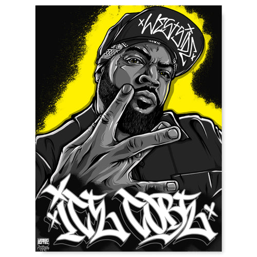 Ice Cube 'West Side' Rainbow Foil Print