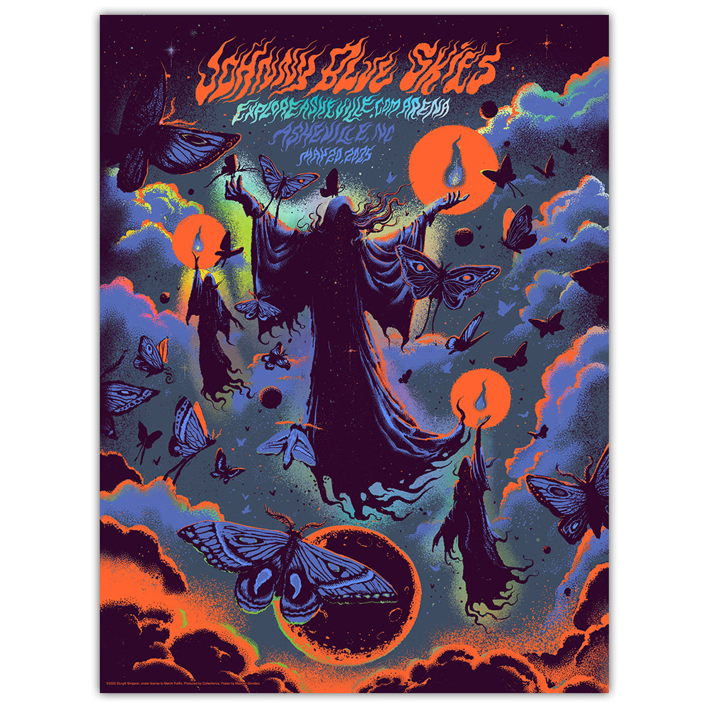 Sturgill Simpson/Johnny Blue Skies Asheville May 20, 2025 Rainbow Foil (Artist Proof)