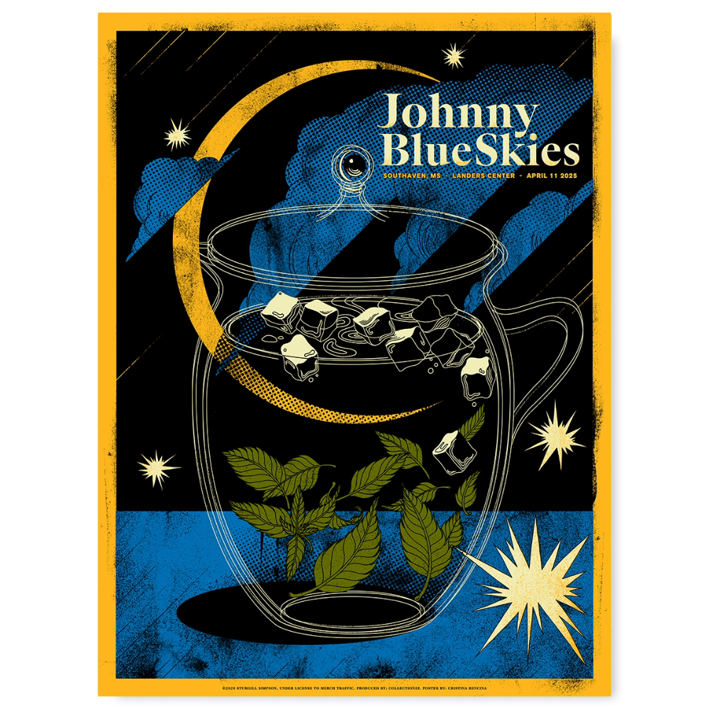 Sturgill Simpson (Johnny Blue Skies) Southaven April 11 (Artist Proof)