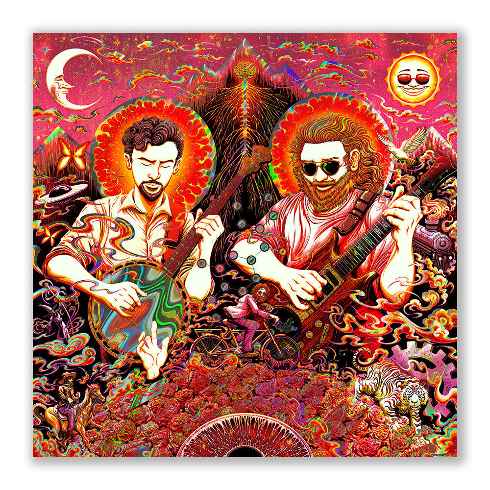 Jerry Garcia Bicycle Day (Red Colorway Foil Variant)