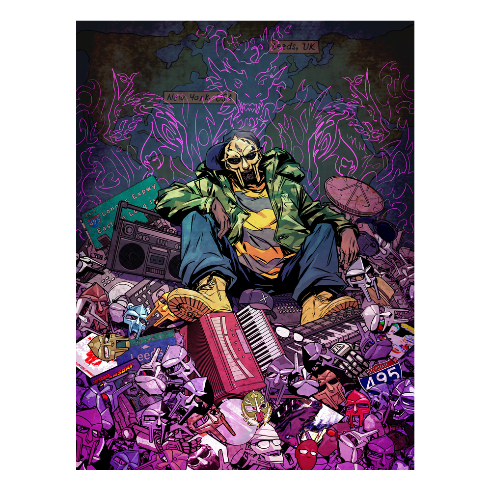 MF DOOM x Sanford Greene Print (Timed Edition)