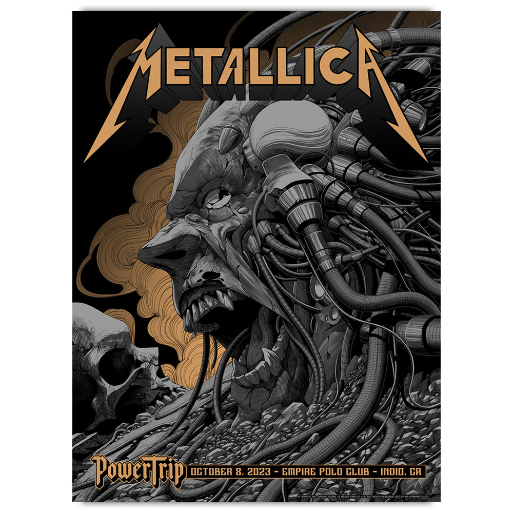 Metallica October 8, 2023 Power Trip (Artist Proof)
