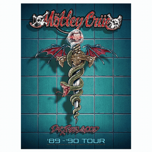 Mötley Crüe Crücial Crüe Dr. Feelgood Tour Lenticular