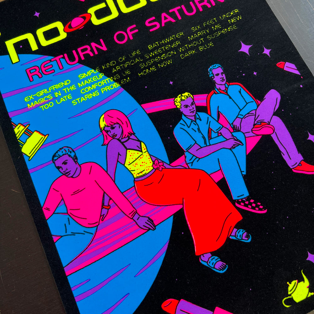 No Doubt Return of Saturn 25th Anniversary (Flocked Velvet Edition) — artwork in setting