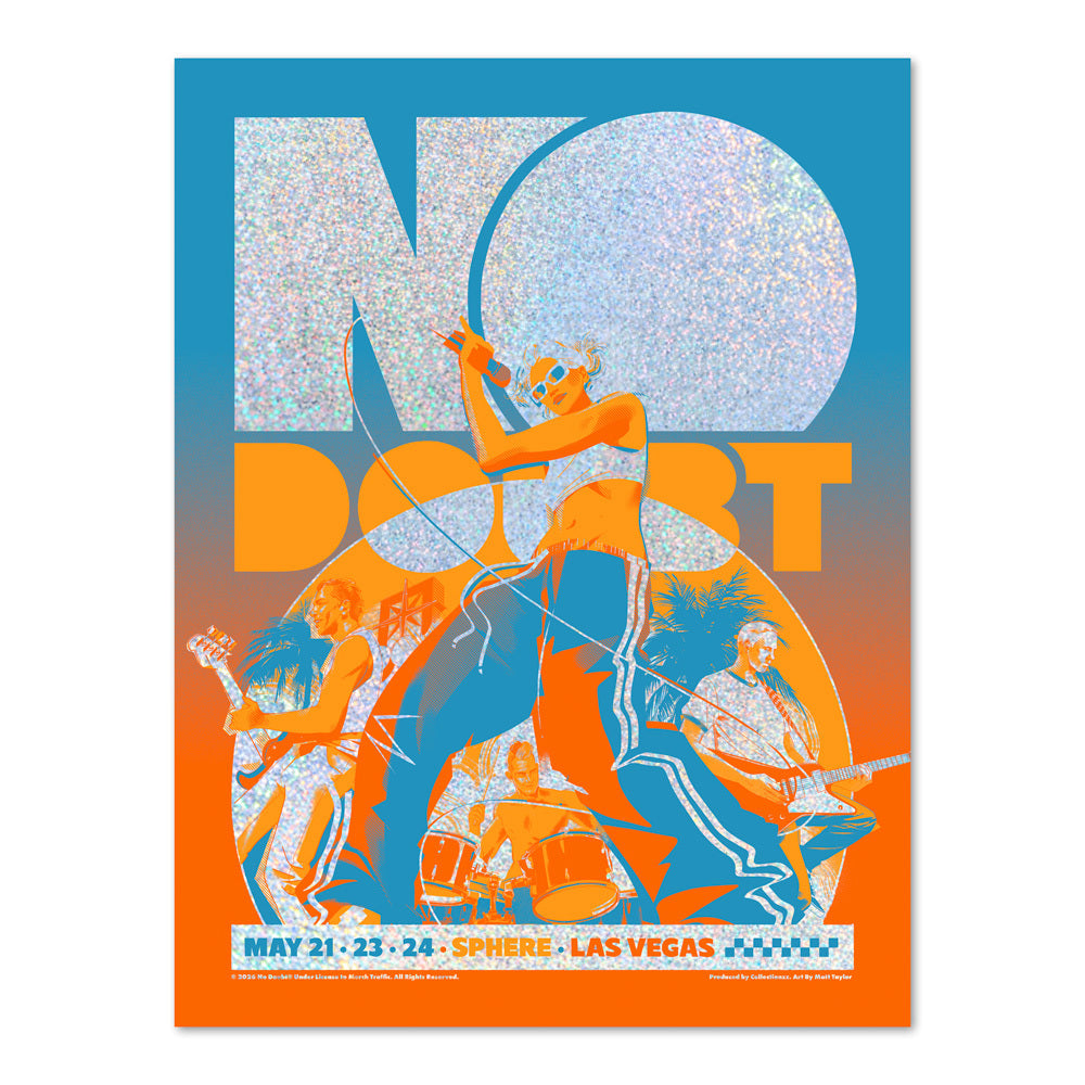 No Doubt Sphere May 21, 23, 24 2026 (Artist Proof Sparkle Foil)