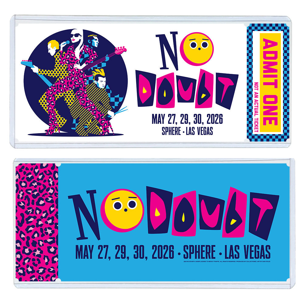 No Doubt Sphere May 27, 29, 30 2026 Commemorative Ticket