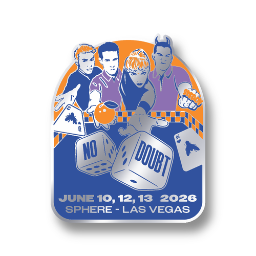 No Doubt Sphere June 10, 12, 13 2026 Enamel Pin