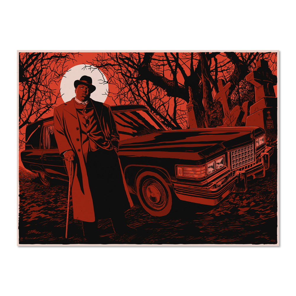 レア特大一点物notorious bigペイントアート Biggie Smalls Art Print, Notorious B.I.G. Canvas, 90s rap Painting